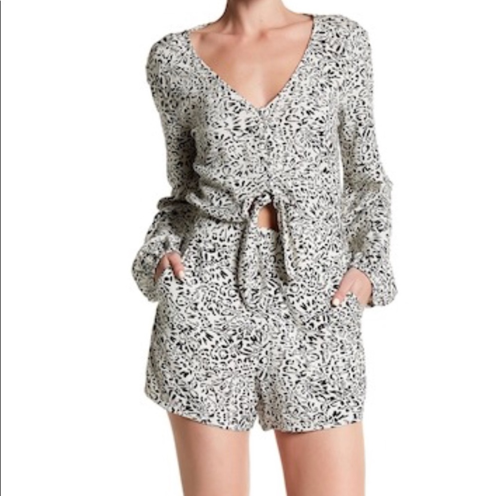Leopard Print Romper